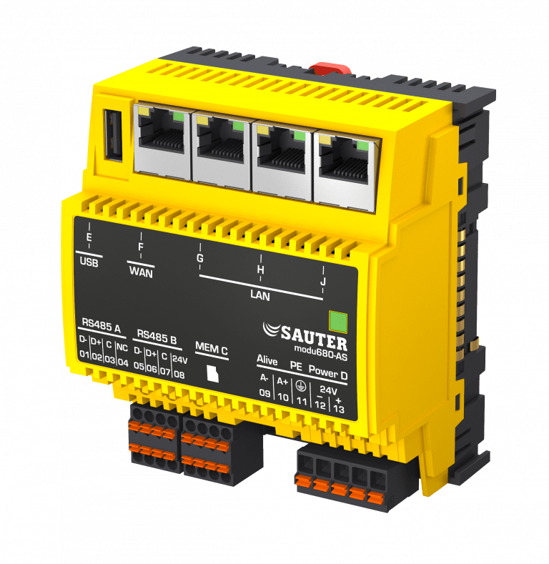 Modular BACnet automation station and web server, modu680-AS